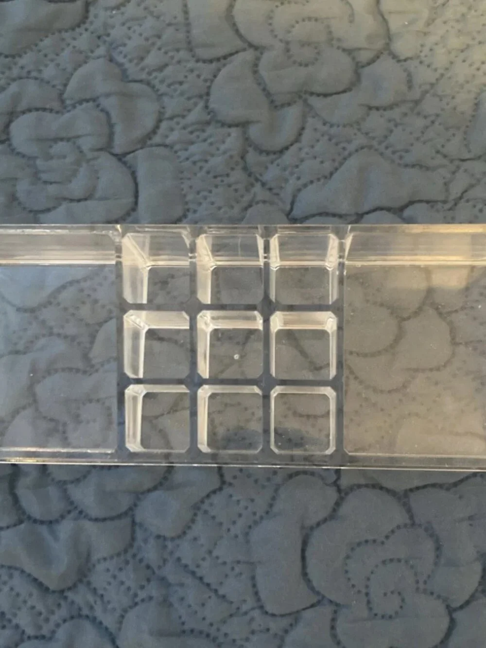 Lot of Two (2) Plastic Makeup / Cosmetic Organizers